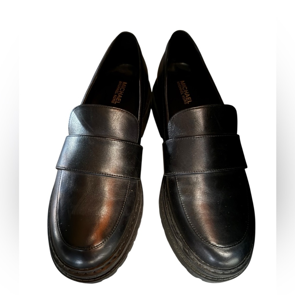Michael Kors Parker chunky lug sole Loafers Slip-On academia 90’s clueless vibes - Picture 10 of 10